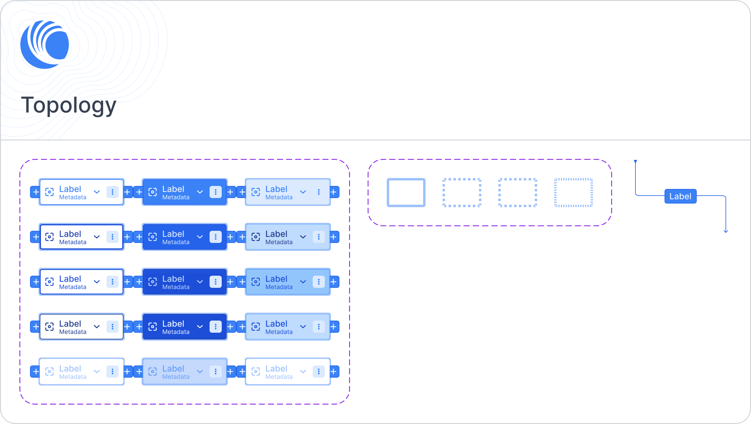 Network Topology Canvas